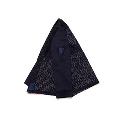 New Albino & Preto BJJ GI Navy Blue Batch#72 Satori Jiu Jitsu Uniform With Bag