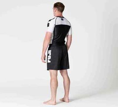 Fuji Sports IBJJF Ranked BJJ Jiu Jitsu Short Sleeve SS Rashguard – White