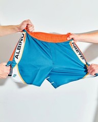 A&P BRG Comp SS RASHGUARD & TRAINING FITTED SHORTS MMA SET BJJ – ALBINO & PRETO
