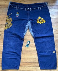 2014 SHOYOROLL 7TH SON V2 NAVY BLUE GI BATCH #33 LUKE STEWART JIU JITSU BJJ A3H