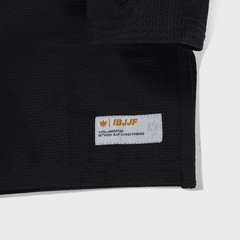 KINGZ x IBJJF Official Gi Black 450 GSM BJJ Gi | Competition Legal Kimono