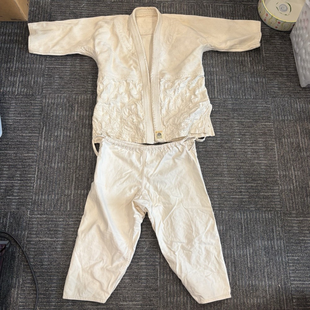 Judo Gi Kodokan Lion Brand Made In Japan 70s Set w/ Pants