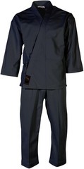Hayashi 14oz Black Heavy Weight Karate Judo Uniform Gi Martial Arts Size 4
