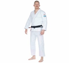 Fuji Sports All Around Mens Brazilian Jiu Jitsu Gi Jiu-Jitsu BJJ White w Teal
