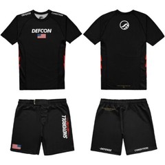 Shoyoroll Defcon x Shoyoroll Rash Guard SS & Training Fitted Shorts JiuJitsu Set