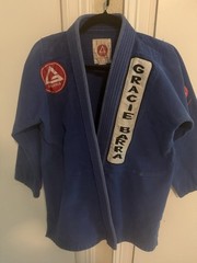 Gracie Barra Equipe GB Blue Jiu-Jitsu Gi Kimono A1 Adult Unisex