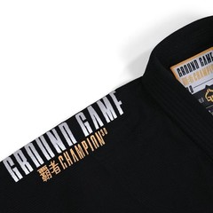 Ground Game Kimono Gi Do Bjj Jiu Jitsu Champion 3.0 Black