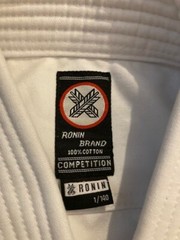 Ronin Brand Competition Gi 1/140 new no tags never used top only no pants