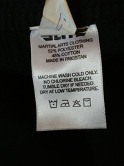 Elite Sports BJJ Gi Jiu Jitsu Uniform Jacket Martial Arts Fightwear Black