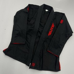 Elite Gi Adults C2 Black Red Marital Arts Uniform Top BBJ Polyester Blend