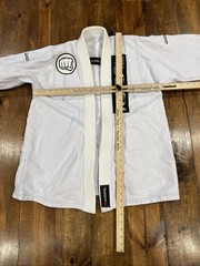 Koral Fight Co Kimono Men’s A3 White Brazilian Jiu-Jitsu Martial Arts Uniform
