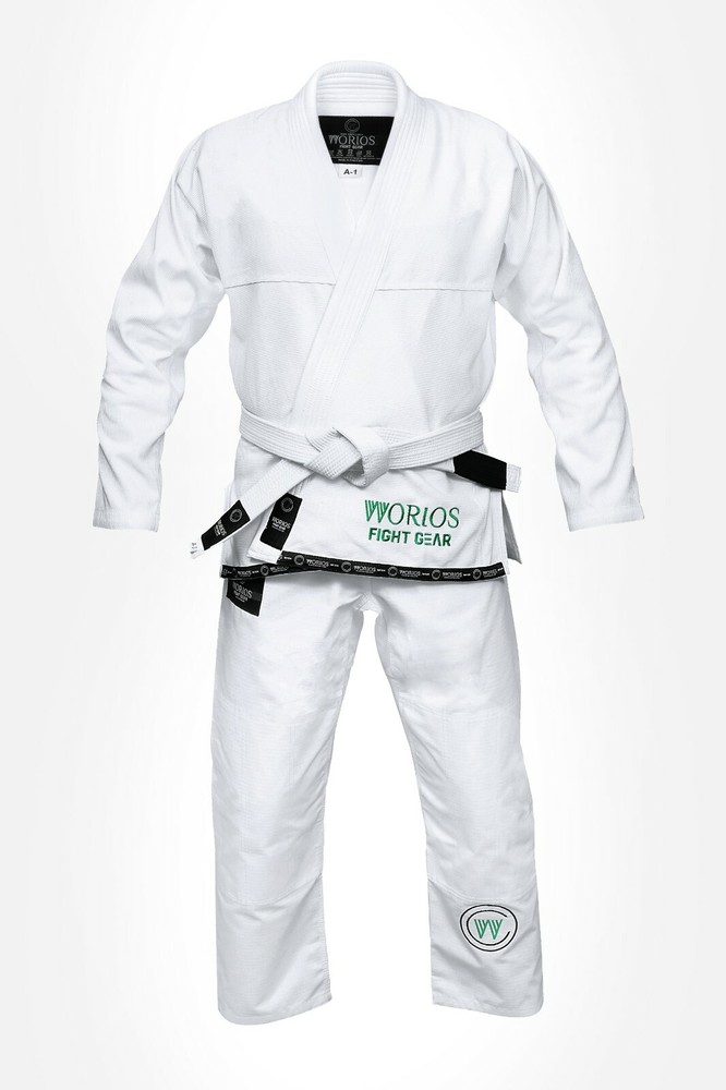 Worios LIghtweight Pro 2.0 Brazillian Jiu-Jitsu Kimono Gi White Adults