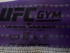 UFC Gym Dethrone Kombatants Men’s Compression Spats Leggings Black Purple SZ L