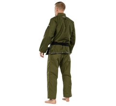 Fuji Suparaito Jiu Jitsu Gi Sz A2 BJJ Lightweight Green Khaki