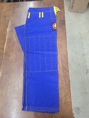 Shoyoroll Gi Blue Jiu-Jitsu Kimono Karate Kung Fu Uniform Pants Snake Size A-1