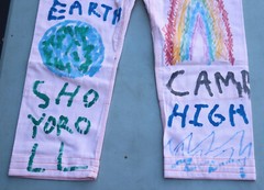 Camp High Collective x Shoyoroll Pink Jiu Jitsu Gi Pants A1 Hand Colored Art