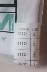 Pro Force Karate Uniform Size 2 Stock #26721 55% Cotton/45%