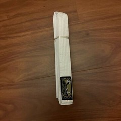 Black Rhino White Belt Martial Arts Size 4 280cm