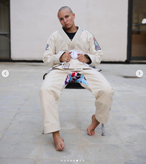 Albino and Preto Custom Made BJJ Gi: BJJ Kimono + Free Tarrif Postage