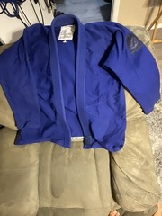 Shoyoroll Monochrome (two tone) Blue Kimono Used A2 Great Shape