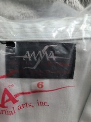 Rare Vintage 1985 Asian World Of Martial Arts AWMA Gi Karate Set Size 6 (XL)