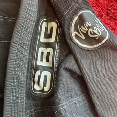 SBG Gi Youth Child Black C2 Straight Blast Gym MMA Martial Arts JuJitSu