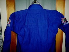 JUI JITSU MMA JUDO UNIFORM FLUXK BRAND SIZE F2 TOP WITH A0 SIZE PANTS MINT L@@K!