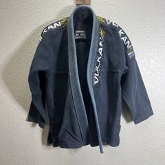 Men’s Vulkan The Real Jiu Jitsu Black Top Pro A0 Fight Wear 100% Cotton Jacket