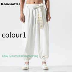 Kung Fu Tai Pants Bloomers Wushu Martial Arts Wing Chun Clothing Training Linen