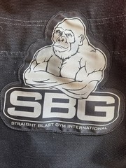 SBG Gi Youth Child Black C2 Straight Blast Gym MMA Martial Arts JuJitSu