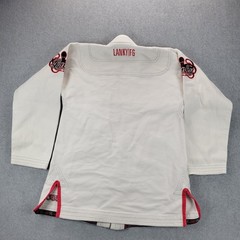 Lanky Fight Gear Pro 550 V2 Pearl Weave Size A-0LT White Kimono Ripstop Top