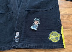 2014 SHOYOROLL ALBINO & PRETO COMP STANDARD BATCH 30 GI JIU JITSU BJJ BLACK A3H