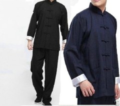 Adult Unisex Chinese Kung Fu Wing Chun Costume Suit Martial Arts Tai Chi Uniform