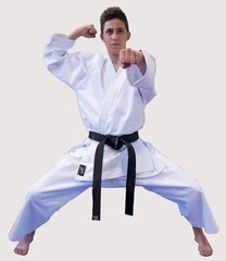 JP Karate Gi Uniform 8oz Martial Arts Adult Lightweight Kids Belt Outfit White