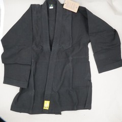 Wasuru Budo Uniform Size 2 Black Hap Ki Do
