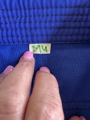 Jiu Jitsu Jacket No Belt Or Pants Royal Blue Size M4 Used Good Condition,