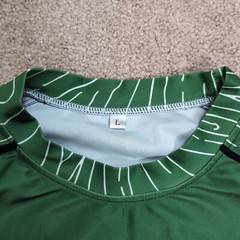 Leg Locks And Whiskey Rash Guard Komainu Apparel Mens Large Green Jiu Jitsu MMA