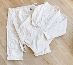Fuji Kimono Gi Adult 3 White Jiu Jitsu MMA Set