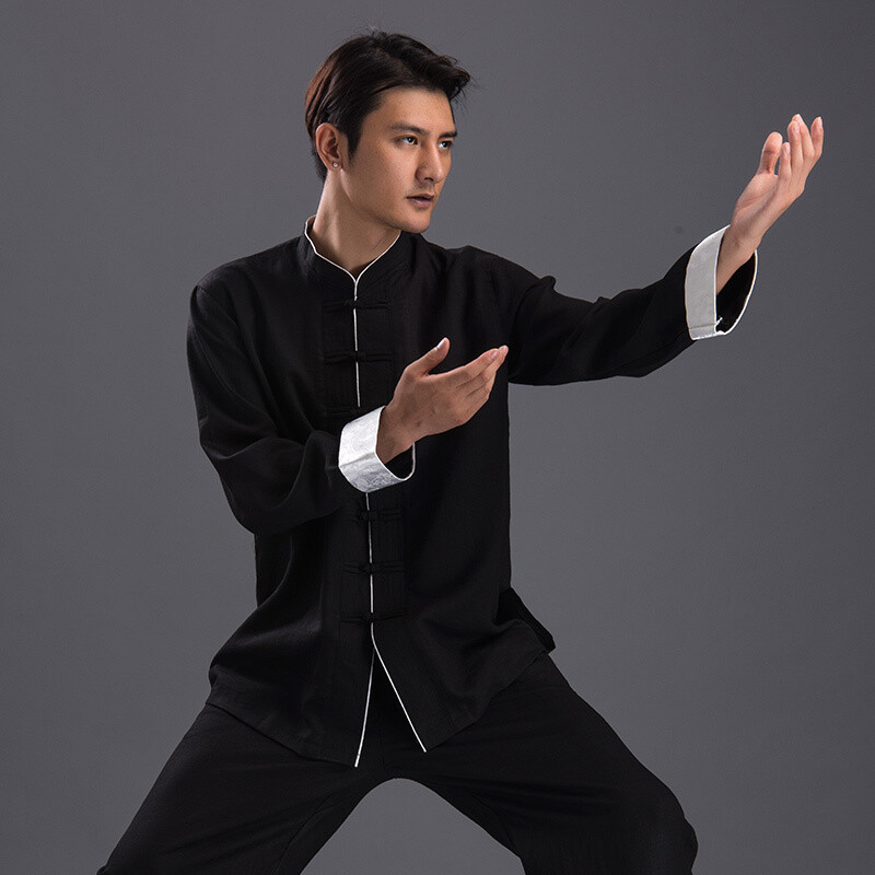 Linen Blend Kung Fu Tai Chi Clothing Martial Arts Clothes Taijiquan Wushu
