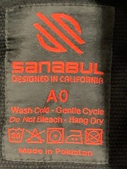 Sanabul Gi Top Brazilian Jiu Jitsu Size A0 Black Red Embroidery Martial Arts MMA