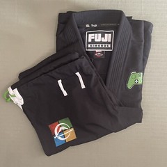 Fuji Suparaito Gamer Jiu Jitsu BJJ Gi Black Lightweight New In Pkg