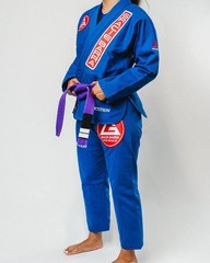 Gracie Barra AtletaGB V4 Womens Kimono – Blue – F2