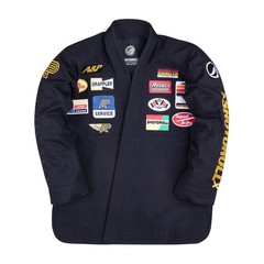 ALBINO AND ORETO A&P X SYR ADRENALINE Jiu-Jitsu BLACK Kimono 450 GSM GI Uniform