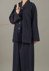 Cotton Meditation Buddhist Monk Clothing Sets Kung Fu Tai Chi Shaolin Uniforms