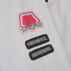 Albino & Preto Premium BJJ Gi White 450 GSM Fundamental Limited Edition With Bag
