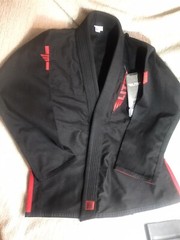 Elite Sports technical Fightwear Jiu Jitsu BBJ Gi BLK Top Size C3 for 4’2”-4’7”