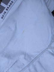 Rare MOYA BRAND X HELLO KITTY Collab gi pants ONLY White A1H BJJ MMA jiu jitsu