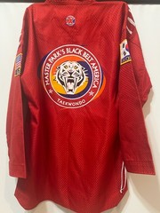 Master Park’s Black Belt America Taekwondo Uniform Red Size 3 USA Korea Martial