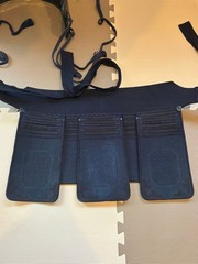 Japanese Kendo Do Chest Guard Armor Torso Navy Blue With Strap Gear