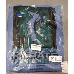 Pro Force Mens KARATE Uniform Blue w White Belt NIB size 7